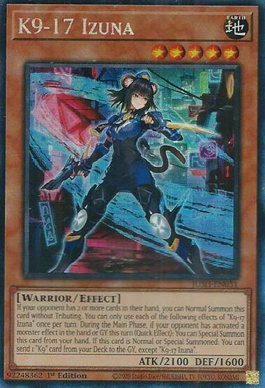 K9-17 Izuna (CR) [JUSH-EN031] Collector's Rare