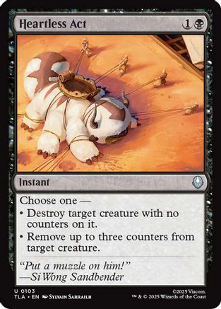 Heartless Act [Avatar: The Last Airbender]