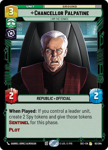 Chancellor Palpatine - I Am the Senate (82/264) (82/264) [Secrets of Power]