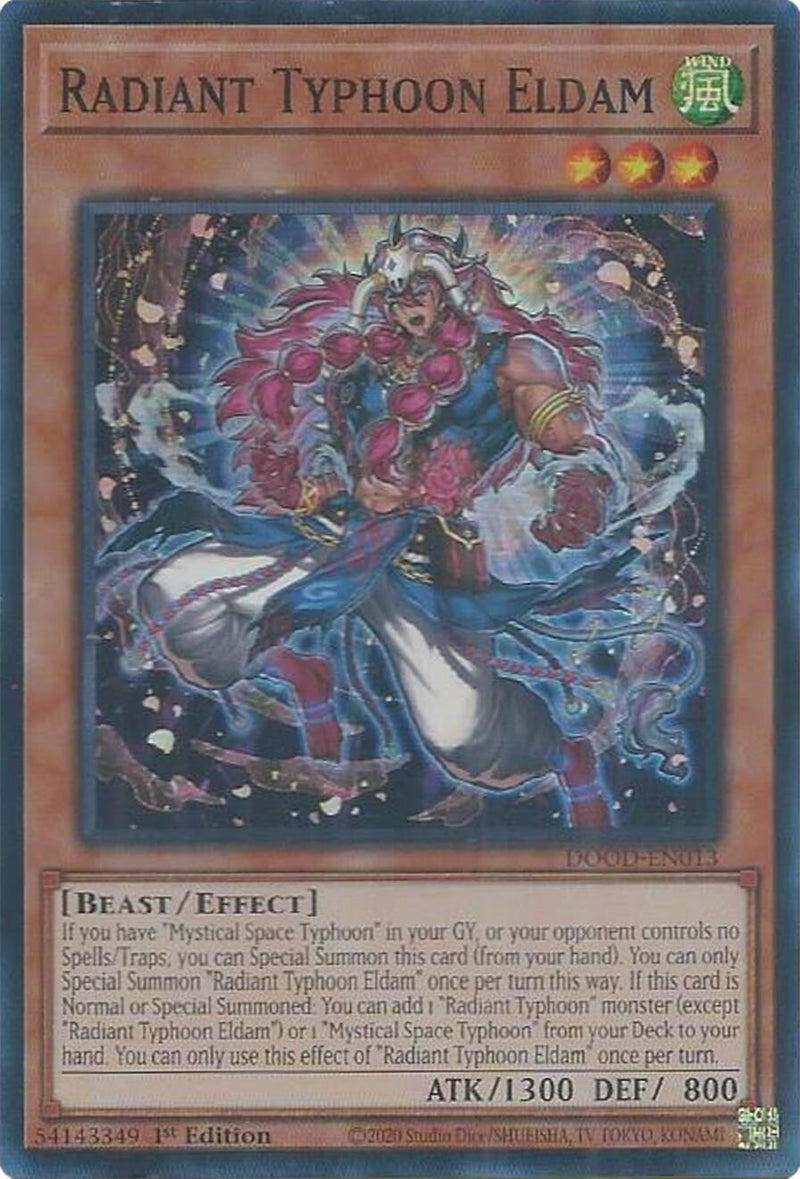 Radiant Typhoon Eldam [DOOD-EN013] Super Rare