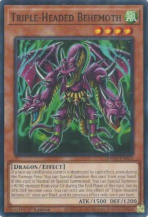 Triple-Headed Behemoth [DOOD-EN029] Common