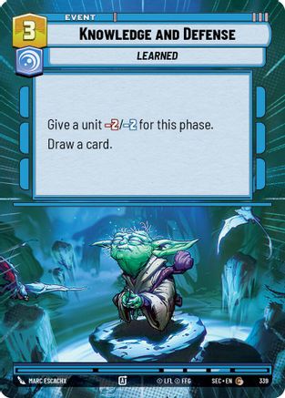 Knowledge and Defense (339) (Hyperspace) (339) [Secrets of Power]
