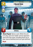Galen Erso - You'll Never Win (Hyperspace Foil) (802) (802) [Secrets of Power]