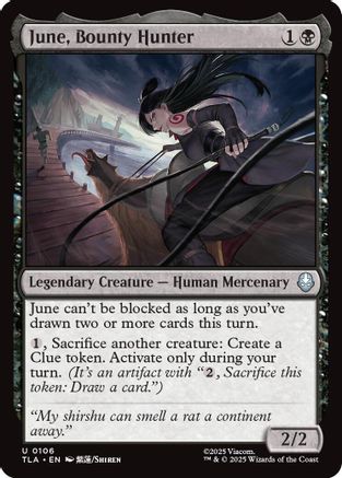 June, Bounty Hunter [Avatar: The Last Airbender]