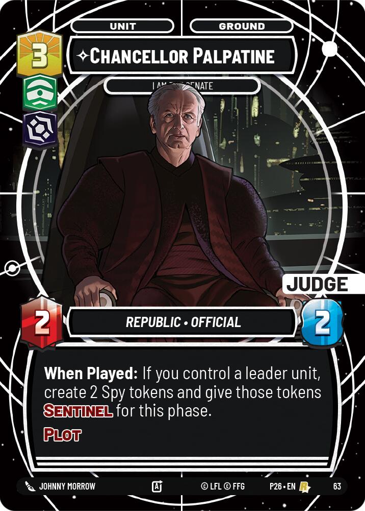 Chancellor Palpatine - I Am the Senate (63) (63) [Judge Promos]
