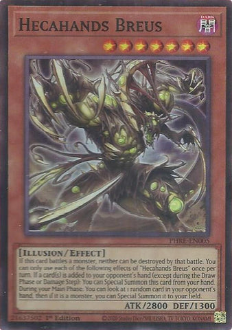 Hecahands Breus (Super Rare) [PHRE-EN005] Super Rare