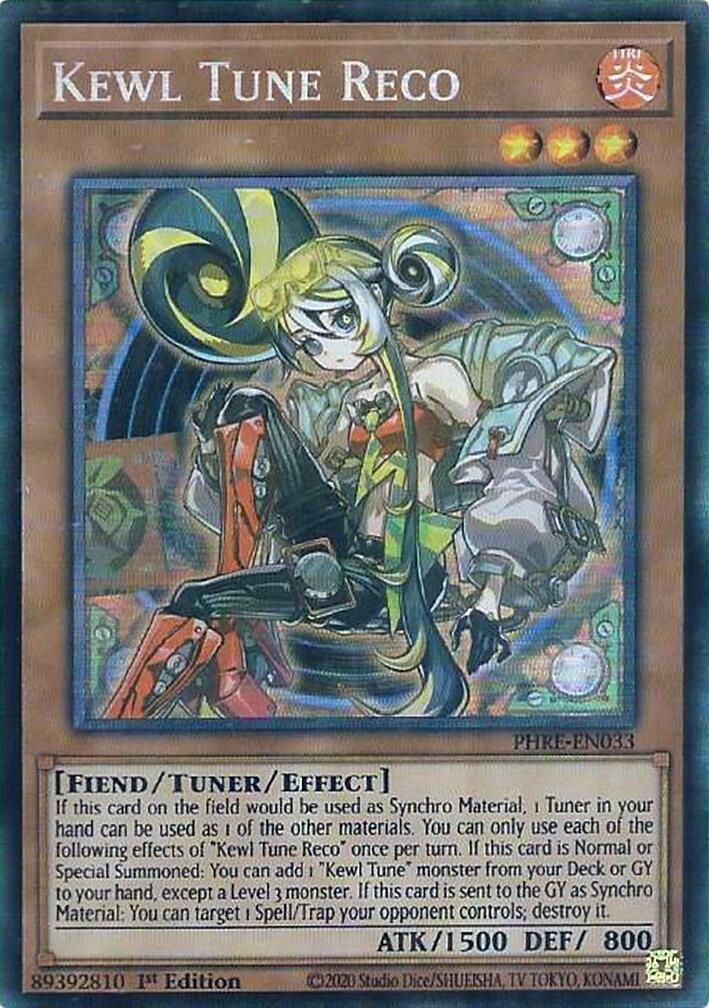 Kewl Tune Reco (CR) [PHRE-EN033] Collector's Rare