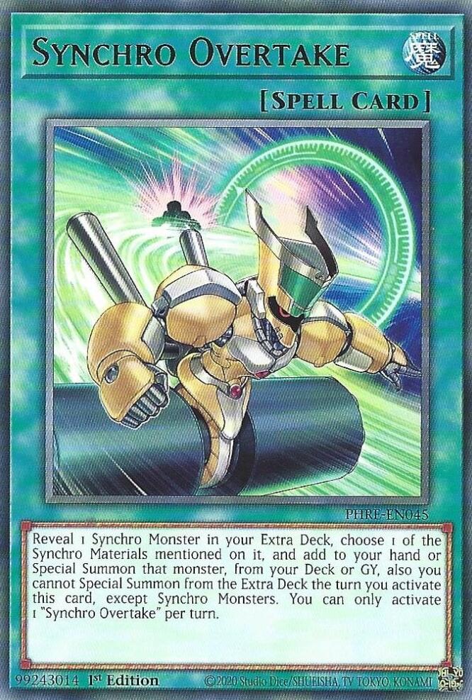 Synchro Overtake [PHRE-EN045] Rare