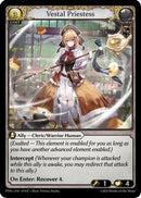 Vestal Priestess (Curio Foil) (074) [Phantom Monarchs]