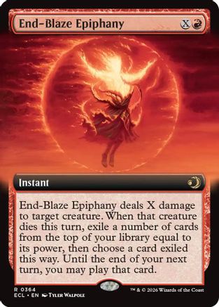 End-Blaze Epiphany (Extended Art) [Lorwyn Eclipsed]