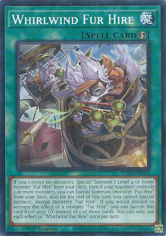 Whirlwind Fur Hire [BPRO-EN062] Common