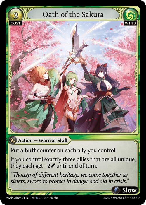 Oath of the Sakura (185) [Mortal Ambition Alter Edition]
