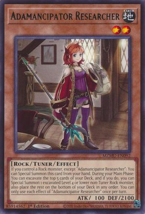 Adamancipator Researcher [MZMU-EN092] Rare