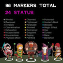 RPG Condition Rings - 24 Conditions & Spells ( 96 Condition Rings )