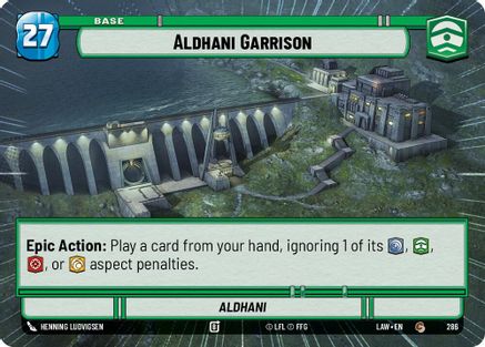 Aldhani Garrison // Shield (286 // t06) (Hyperspace) (286 // T06) [A Lawless Time]