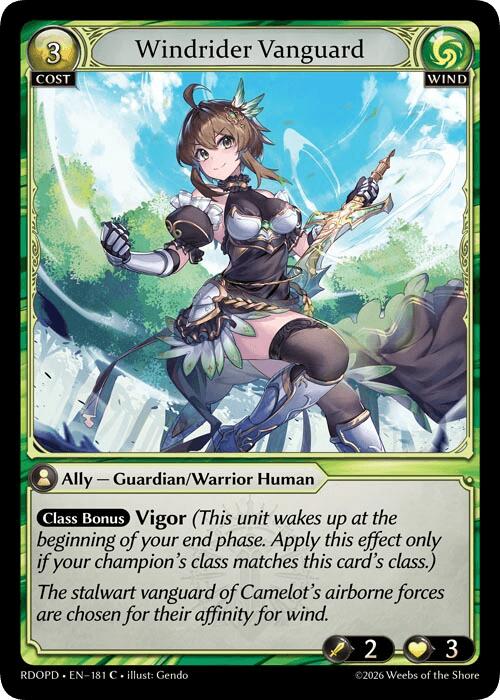 Windrider Vanguard (181) [Radiant Origins: Pantheon]