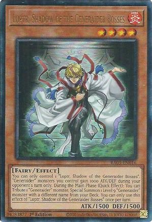 Loptr, Shadow of the Generaider Bosses (Ultimate Rare) [RA05-EN016] Ultimate Rare