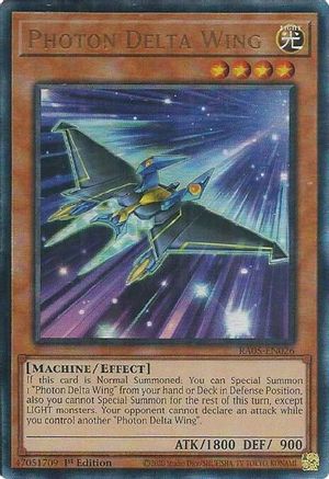 Photon Delta Wing (Ultimate Rare) [RA05-EN026] Ultimate Rare