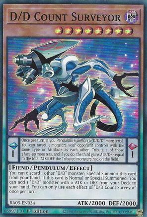D/D Count Surveyor [RA05-EN034] Super Rare