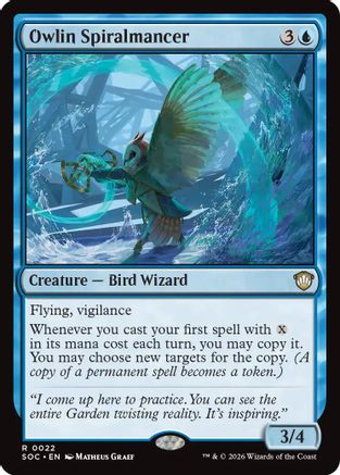 Owlin Spiralmancer [Secrets of Strixhaven Commander]