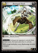 Besieged Slash (Curio Foil) (58) [Radiant Origins]