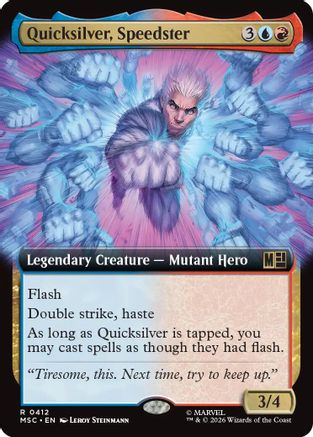 Quicksilver, Speedster (Extended Art) [Marvel Super Heroes Commander]