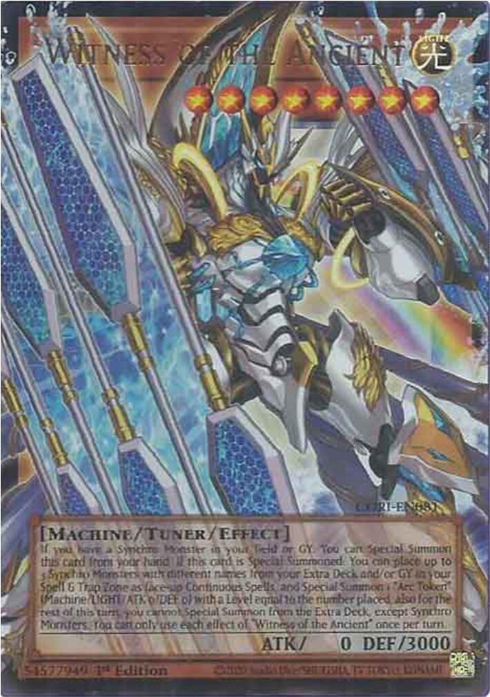 Witness of the Ancient (Secret Rare) [CORI-EN081] Secret Rare