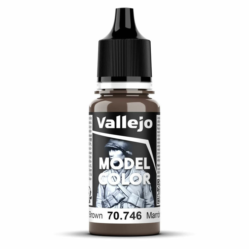 Vallejo Model Colour - Chestnut Brown (Single Bottle 18ml)