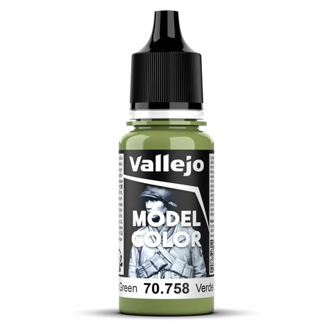 Vallejo Model Colour - Bright Green (Single Bottle 18ml)