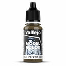 Vallejo Model Colour - Grey Brown Paint (Single Bottle 18ml)