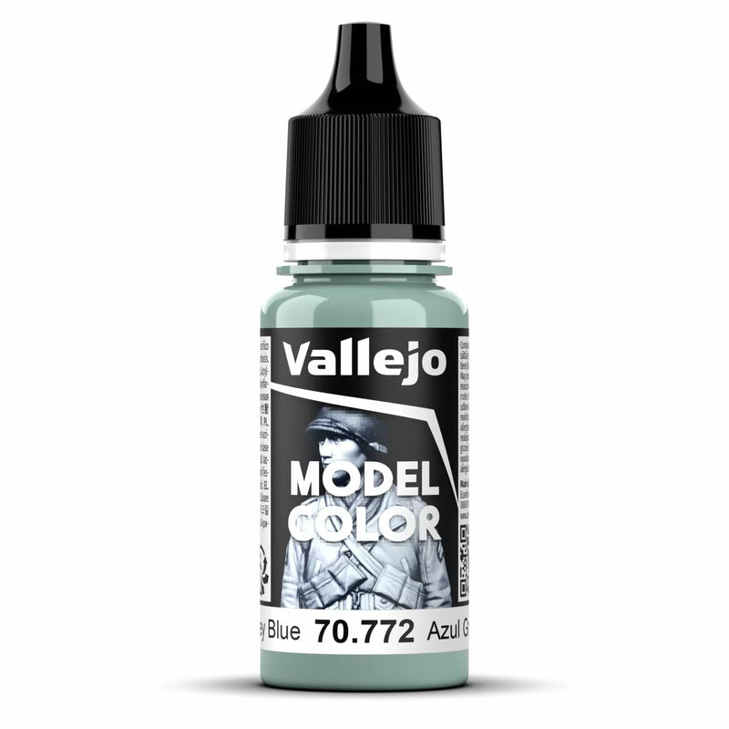 Vallejo Model Colour - Medium Grey Blue (Single Bottle 18ml)