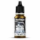 Vallejo Model Colour - Brass (Single Bottle 18ml)