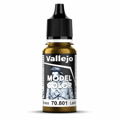 Vallejo Model Colour - Brass (Single Bottle 18ml)