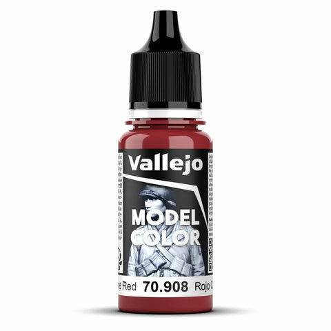 Vallejo Model Colour - Carmine Red (Single Bottle 18ml)