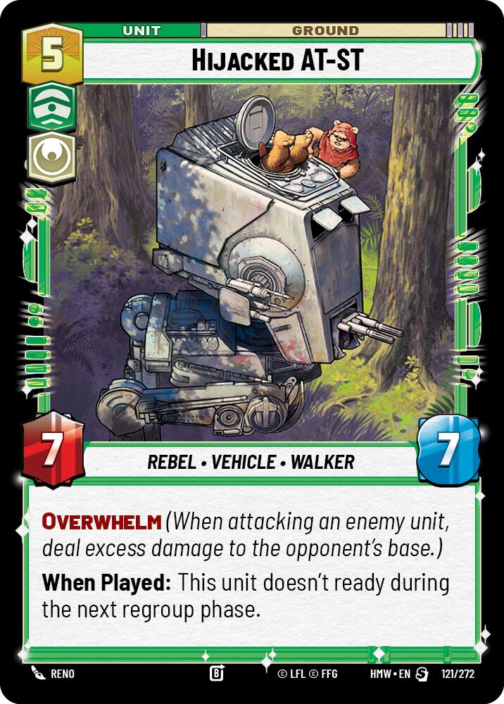 Hijacked AT-ST (121/272) (121/272) [Homeworlds]