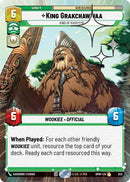 King Grakchawwaa - King of Kashyyyk (633) (Hyperspace Foil) (633) [Homeworlds]