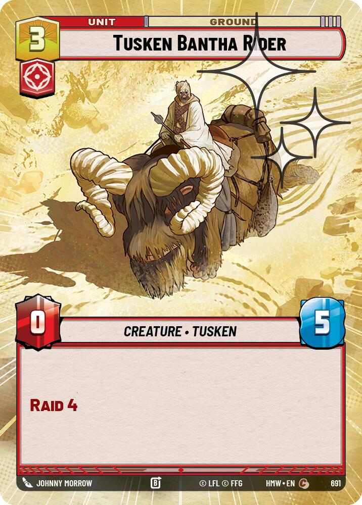 Tusken Bantha Rider (691) (Hyperspace Foil) (691) [Homeworlds]