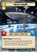 Mon Cal Cruiser (742) (Hyperspace Foil) (742) [Homeworlds]