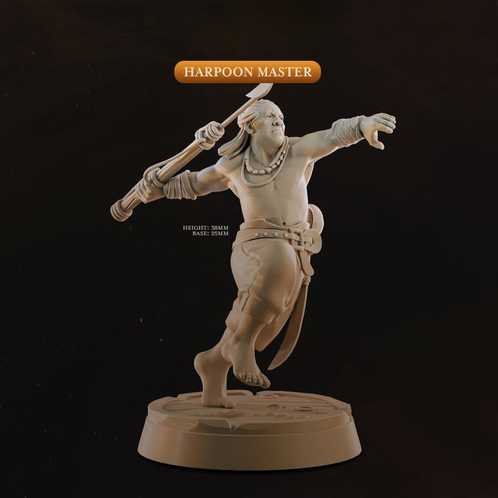 Harpoon Master | BeaMini Print to Order Miniatures