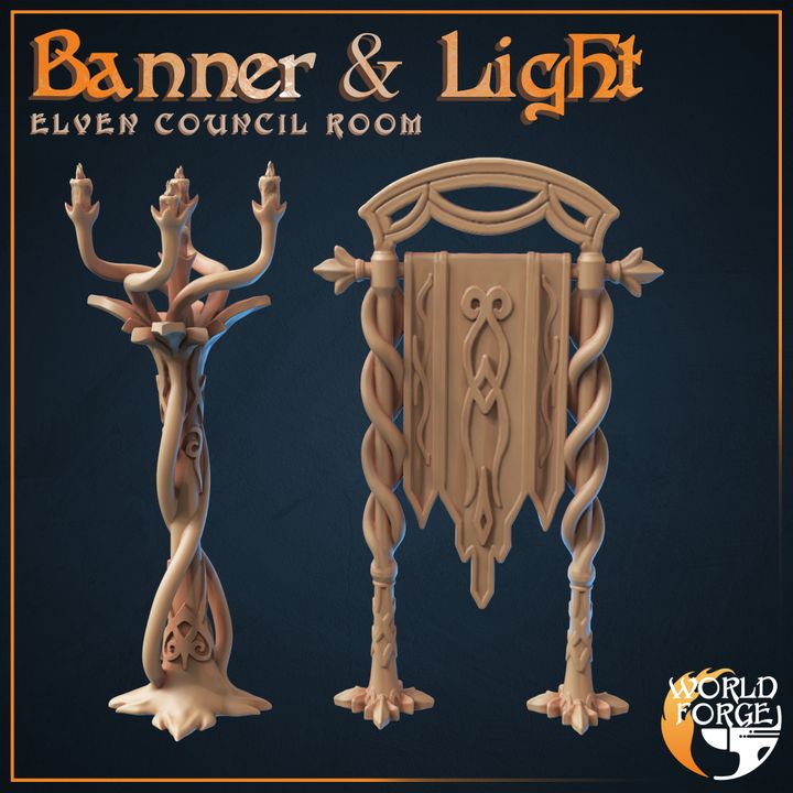 Elven Council Chambers | BeaMini Print to Order Miniatures