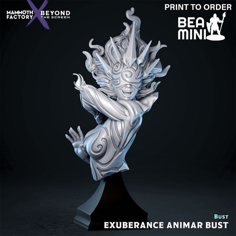 Exuberance Animar Bust | BeaMini Print to Order Miniatures