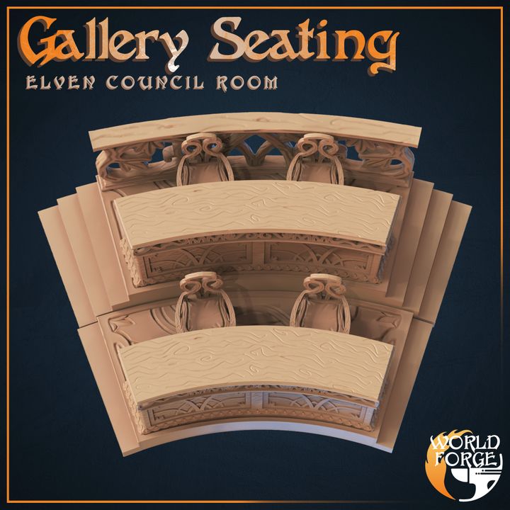 Elven Council Chambers | BeaMini Print to Order Miniatures