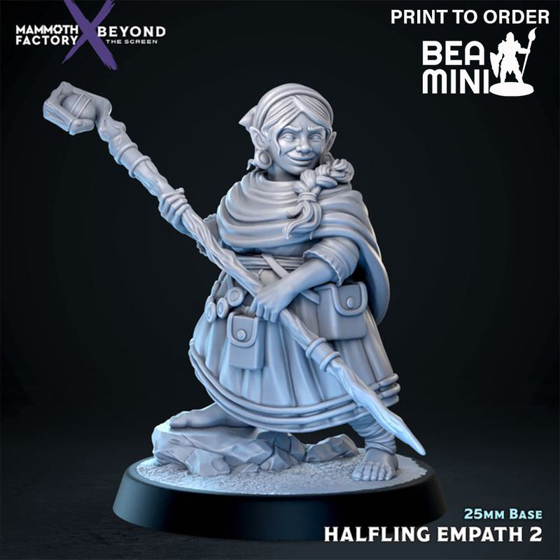 Demantea, Halfling Empath | BeaMini Print to Order Miniatures