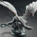 Kuriazor the Dark Scaled - Armoured Dragon | BeaMini Print to Order Miniatures