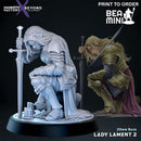 Lady Lament 2 | BeaMini Print to Order Miniatures