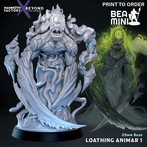 Loathing Animar | BeaMini Print to Order Miniatures