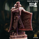 Professor Luther Fleck, Human Wizard | BeaMini Print to Order Miniatures