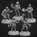 Gang of Thugs | BeaMini Print to Order Miniatures
