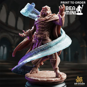 Za'kar, Leonin Sorcerer | BeaMini Print to Order Miniatures