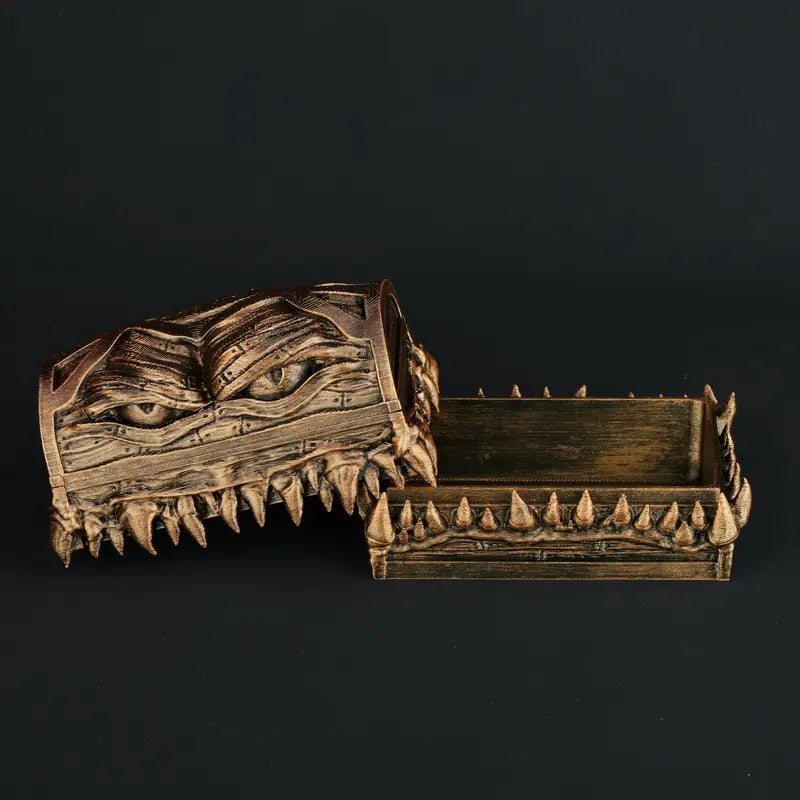 Mimic Dice Box (Bronze Colour)